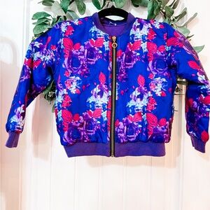 4/$25 • Woolworths Satin Floral Bomber‎ Jacket